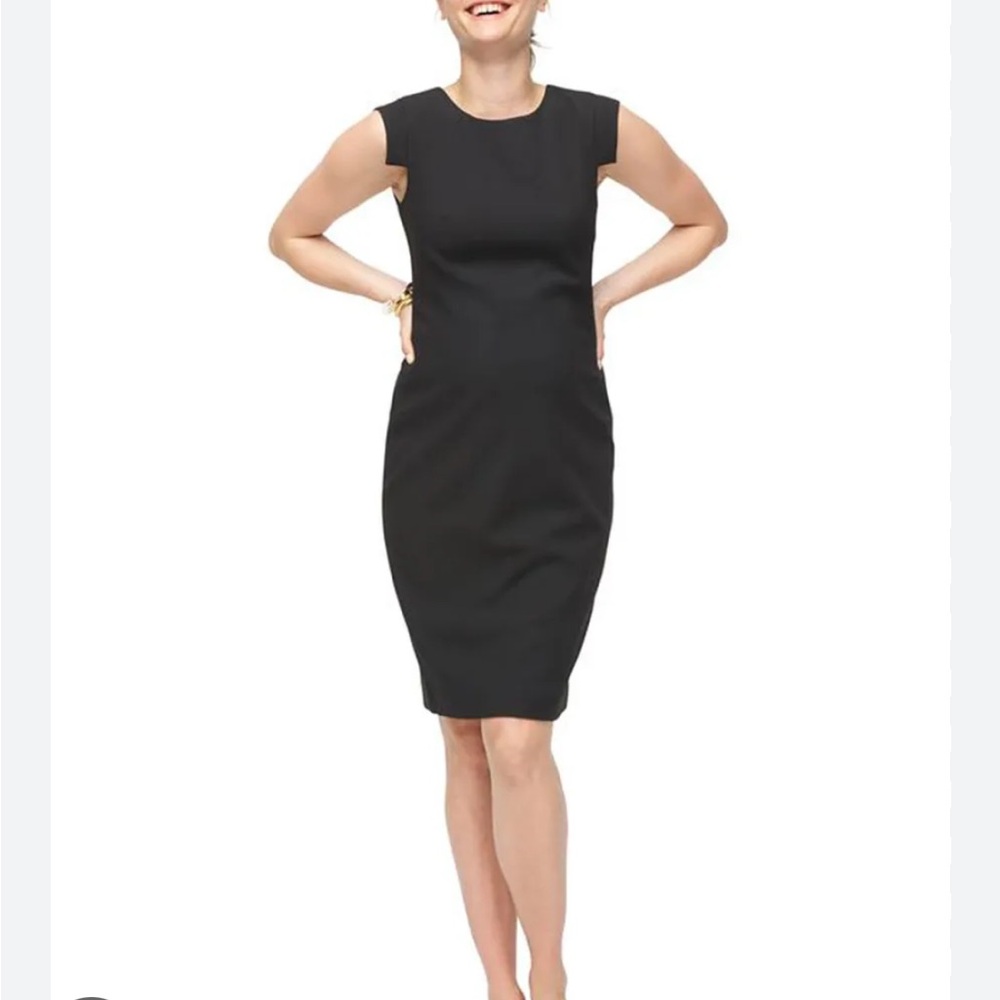 J.Crew x Hatch Black Resume Dress
